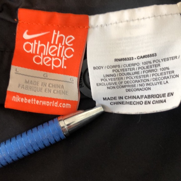 Nike mens sz LG thin lined reversible bomber. - Picture 7 of 7